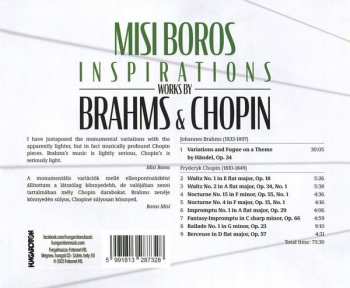 CD Johannes Brahms: Inspirations