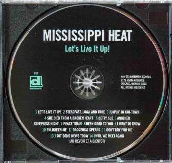 CD Mississippi Heat: Let's Live It Up!