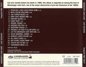 CD Mississippi John Hurt: Last Sessions