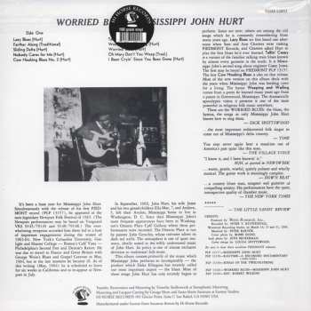 LP Mississippi John Hurt: Worried Blues
