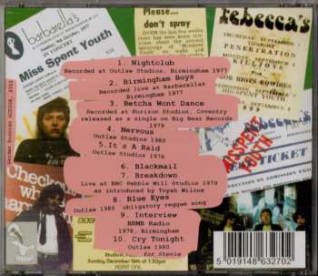 CD Misspent Youth: The Punk Years 1976-1980
