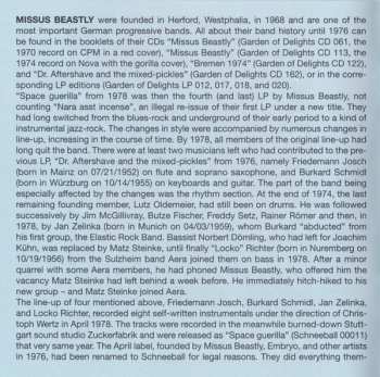 CD Missus Beastly: Space Guerilla