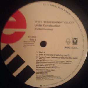 2LP Missy Elliott: Under Construction (Edited Version)