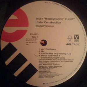2LP Missy Elliott: Under Construction (Edited Version)
