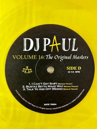2LP DJ Paul: Volume 16: 4 Da Summer of "94 (The Original Masters) CLR | LTD