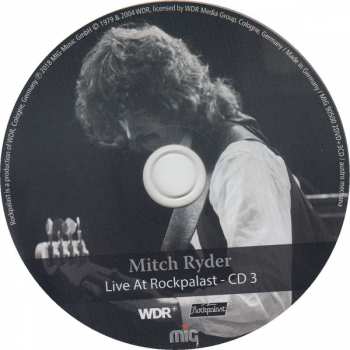 3CD/2DVD Mitch Ryder: Live At Rockpalast