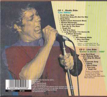 2CD Mitch Ryder: Live Talkies Plus One Extra Live Concert Easter In Berlin 1980