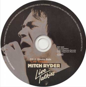 2CD Mitch Ryder: Live Talkies Plus One Extra Live Concert Easter In Berlin 1980
