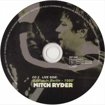 2CD Mitch Ryder: Live Talkies Plus One Extra Live Concert Easter In Berlin 1980