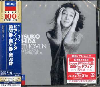 CD Ludwig van Beethoven: Piano Sonatas Opp. 109, 110 & 111