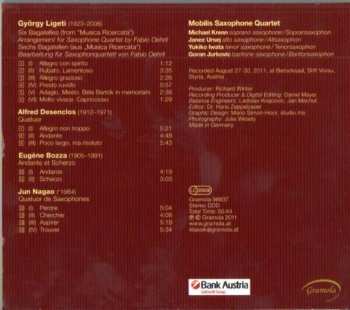 CD György Ligeti: Mobilis Saxophone Quartet