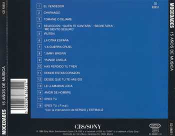 CD Mocedades: 15 Años De Musica