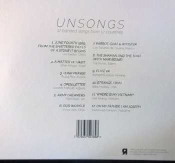 CD Moddi: Unsongs - 12 Banned Songs From 12 Countries