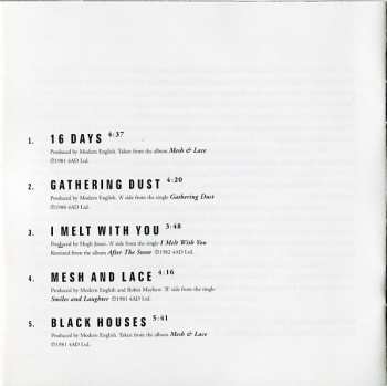 CD Modern English: The Best Of Modern English: Life In The Gladhouse 1980-1984
