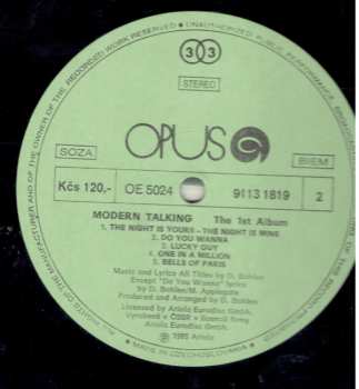 LP Modern Talking: The 1st Album