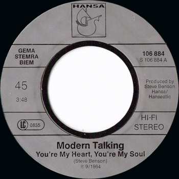 LP Modern Talking: You're My Heart, You're My Soul NUM | LTD | CLR