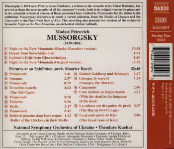 CD Modest Mussorgsky: Pictures At An Exhibition / Night On The Bare Mountain