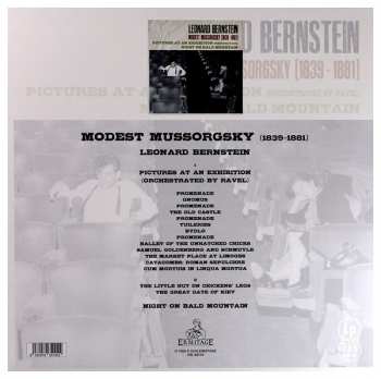 LP Leonard Bernstein: Pictures At An Exhibition / Night On Bald Mountain 