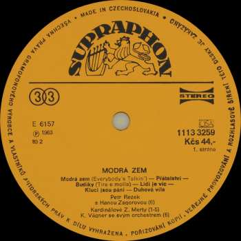 LP Petr Rezek: Modrá Zem