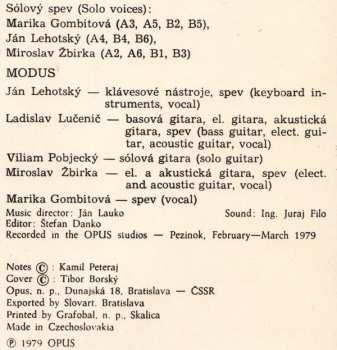 LP Modus: Modus