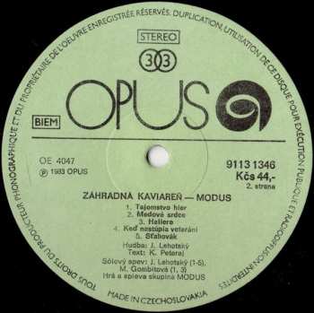 LP Modus: Záhradná Kaviareň