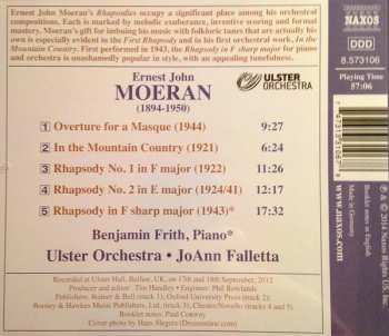 CD Ulster Orchestra: In The Mountain Country / Rhapsodies / Overture For A Masque