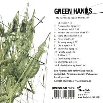 CD Mohammad Reza Mortazavi: Green Hands DIGI
