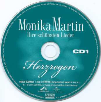 2CD Monika Martin: Herzregen - Ihre Schönsten Lieder