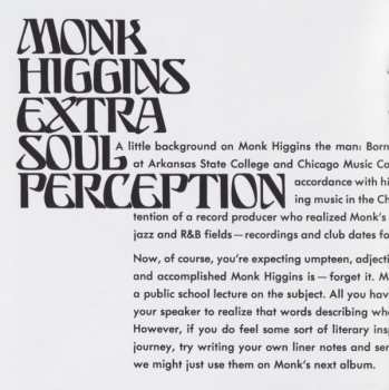 CD Monk Higgins: Extra Soul Perception