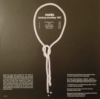 LP The Monks: Hamburg Recordings 1967