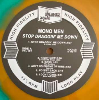LP The Mono Men: Stop Draggin' Me Down CLR