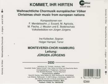 CD Monteverdi-Chor Hamburg: Kommet, Ihr Hirten (Weihnachtliche Chormusik Europäischer Völker)