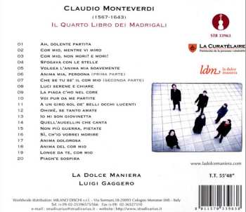 CD Claudio Monteverdi: Il Quarto Libro Dei Madrigali