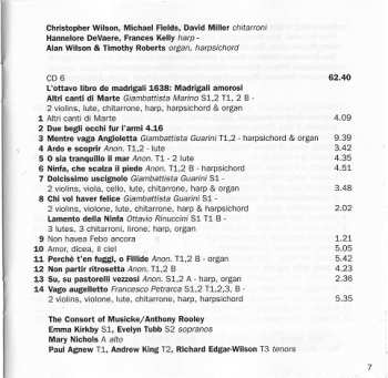 7CD/Doos Claudio Monteverdi: Madrigali