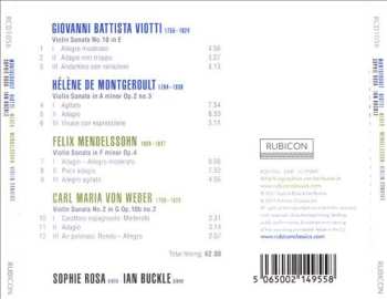 CD Felix Mendelssohn-Bartholdy: Violin Sonatas  
