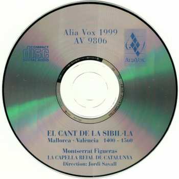 CD Jordi Savall: El Cant De La Sibil·la (Mallorca • València 1400-1560) 
