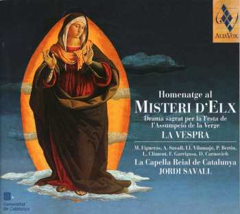 CD Pascal Bertin: Homenatge Al Misteri D'Elx • La Vespra (Drama Sagrat Per La Festa De L'Assumpció De La Verge)
