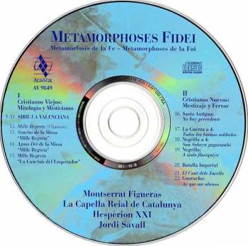 CD Jordi Savall: Metamorphoses Fidei = Metamorfosis De La Fe = Métamorphoses De La Foi
