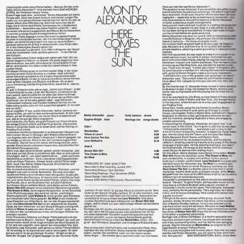 LP Monty Alexander: Here Comes The Sun
