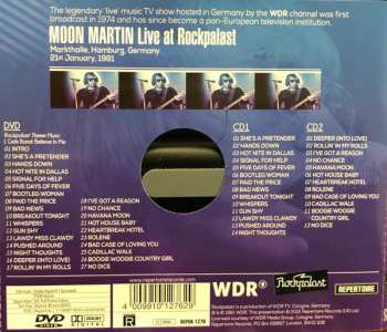 2CD/DVD Moon Martin: Live At Rockpalast
