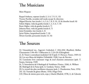 CD Raquel Andueza: Glosas