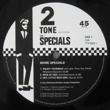 2LP/SP The Specials: More Specials