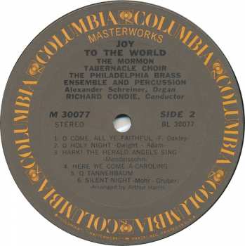 LP Mormon Tabernacle Choir: Joy To The World