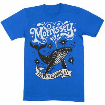 Merch Morrissey: T-shirt Never Giving In/whale 