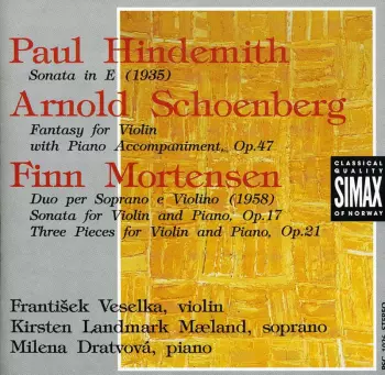 Mortensen / Hindemith / Schönberg
