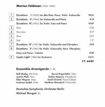 CD Deutsches Symphonie-Orchester Berlin: Durations I-V / Coptic Light