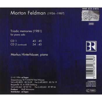 2CD Markus Hinterhäuser: Triadic Memories