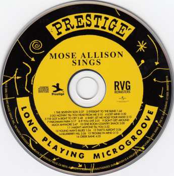CD Mose Allison: Mose Allison Sings
