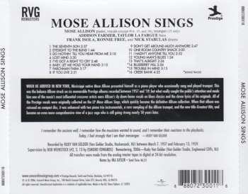 CD Mose Allison: Mose Allison Sings
