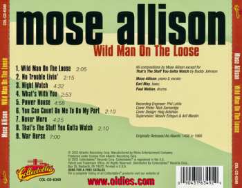 CD Mose Allison: Wild Man On The Loose